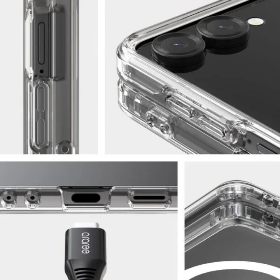 Araree Duple Magsafe Case Samsung Galaxy Z Flip 7 - Clear